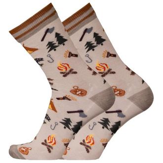 UphillSport Lifestyle Merino L3 Camping Crew Multifunktionssocken - Unisex | braun