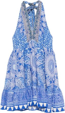 Camilla Abito Halter - Blu