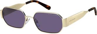 Marc Jacobs Metal Frame Zonnebril - Dames - Zonnebrillen - Geel - 56 MM - Accessoires