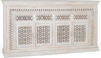 Giner&Colomer Handgefertigtes, massives Sideboard Bhopal, 4-türig 190 x 100 cm