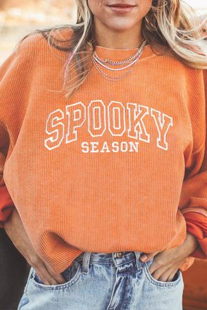 Azura Exchange Spookachtige Seizoen Graphic Sweatshirt