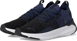 Puma Softride Symmetry Fuzion Running Shoes Mens Shoes Black/Club Navy/White : 11.5 D - Medium