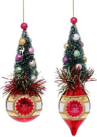Mark Roberts Mini Tree Topper Ornament, Set of 12 in Red at Nordstrom