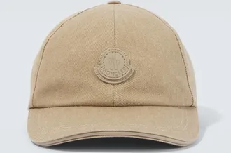 Moncler Gorra de algod&oacute;n con logo
