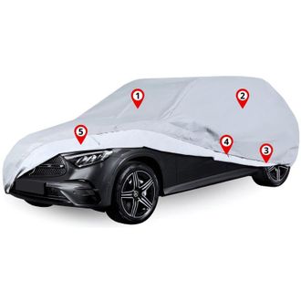 OEM Funda Para Suv Minivan Xl 505-530 Lona Exclusiva Con Correas Suaves