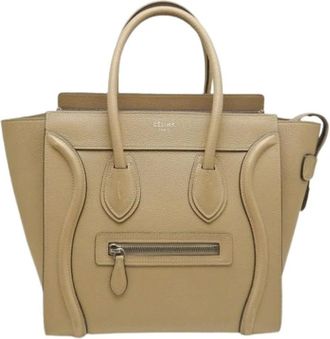 Celine Pre-owned Tote Bags, female, Beige, Size: ONE SIZE Pre-owned f-at-1145 Handbag