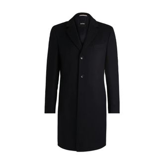 HUGO BOSS Hombre, Abrigos, Azul, Talla: L