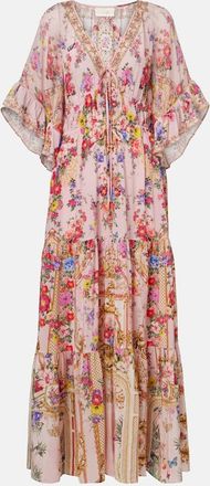Camilla Floral silk maxi dress