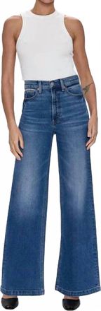 Pistola Denim Lana High Rise Ultra Wide Leg Jean In Soho