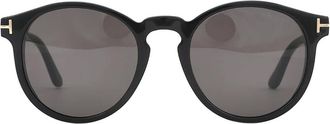 Tom Ford Ian Smoke Round Mens Sunglasses FT0591 01A 51