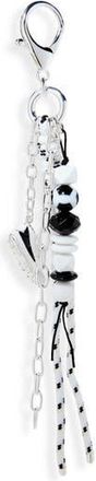 Leith Beaded Soccer Ball Bag Charm in White Multi- Gold at Nordstrom Rack