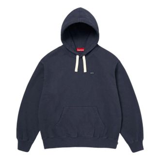 SUPREME SS26 Small Box Drawcord Hooded Sweatshirt Navy SUP-SS26-021-NVY