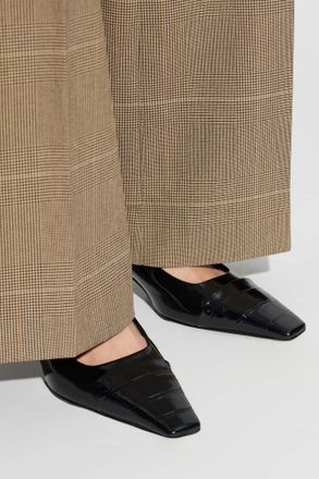 Tod's Leather Heeled Shoes, Womens, Black