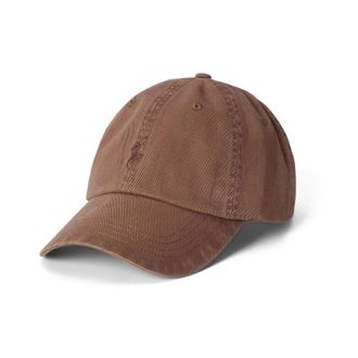 Polo Ralph Lauren Garment-Dyed Chino Cap - Heren - Petten - Bruin - ONE Size - Katoen - Accessoires