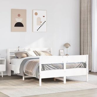 vidaXL Estructura De Cama Sin Colch&oacute;n Madera Maciza De Pino 160x200 Cm Vidaxl