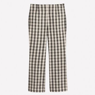 La Redoute Collections 7/8 bootcut broek met ruitjesmotief