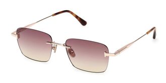 Tom Ford FT1354 JAKE-02 28Z Mens Sunglasses Gold Size 54