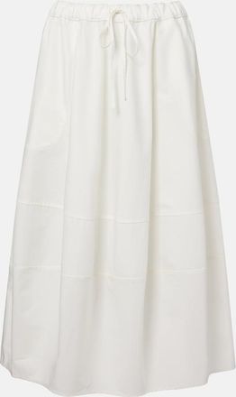Polo Ralph Lauren Cotton poplin midi skirt