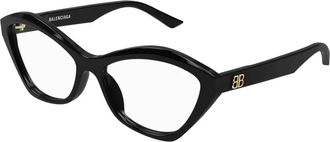 Balenciaga Glasses, female, Black, 56 MM, Cat-eye Sunglasses
