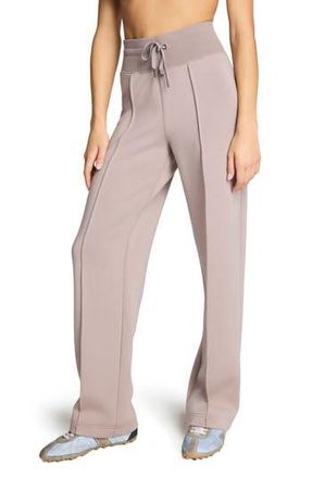Spanx AirEssentials Luxe Straight Leg Pants in Coastal Fog at Nordstrom Rack, Size Large