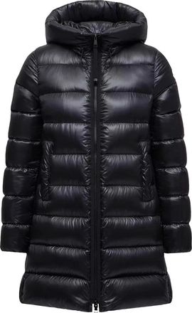 Moncler Dames, Mantels, Zwart, Maat: 2XL Polyamide