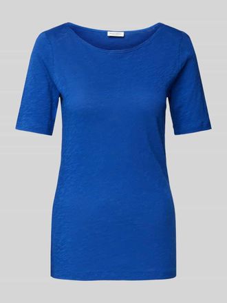 Marc O'Polo Regular Fit T-Shirt aus weichem Baumwoll-Slub-Jersey in Royal, Gr&ouml;&szlig;e M