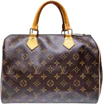 Louis Vuitton Pre-owned Handbags, female, Brown, Size: ONE SIZE Pre-owned Canvas Handbag