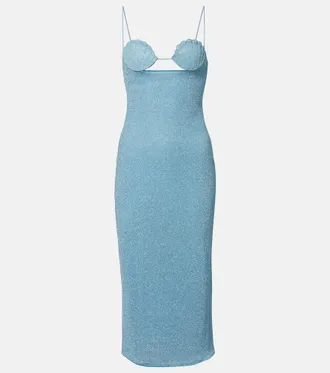 Os&eacute;ree Os&eacute;ree Lumi&egrave;re midi dress