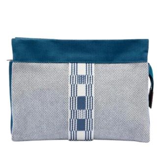 Herm&egrave;s Pre-owned Clutches, female, Blue, Size: ONE SIZE Pre-owned Jimetou PM