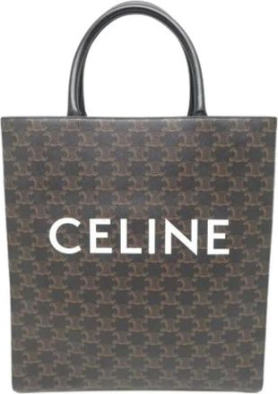 Celine Pre-owned Vintage Tote Bag - Dames - Vintage Shopper - Bruin - ONE Size - Leer - Vintage