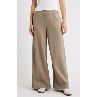 Wit & Wisdom Skyrise Pintuck Pleat Wide Leg Pants in Pond Green at Nordstrom Rack, Size X-Small
