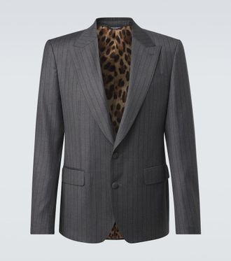 Dolce & Gabbana Pinstripe virgin wool blazer
