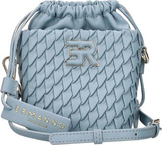 Ermanno Scervino Bucket Bag - Dames - Schoudertassen - Blauw - ONE Size - Leer - Tassen