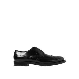 Tod's Tods, Business Shoes, male, Black, Size: 7 1/2 US Leather Lace-up Shoes