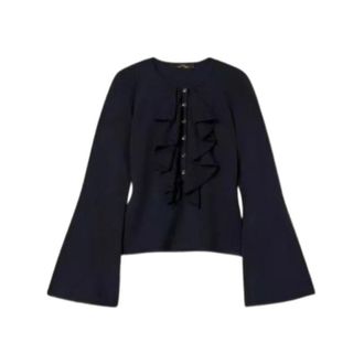Twinset Dames, Blouses & Shirts, Blauw, Maat: M