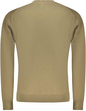 Napapijri Cotton Crew-Neck Sweatshirt - Green