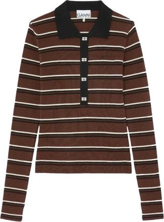 Ganni Mujer, Camisetas, Multicolor, Talla: S