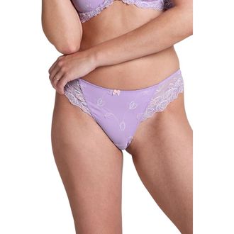 Hunkem&ouml;ller Diva thong in Crocus Petal at Nordstrom, Size Xx-Large