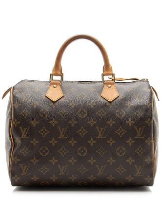 Louis Vuitton Brown Monogram Canvas Speedy 30 (Authentic Pre-Loved)