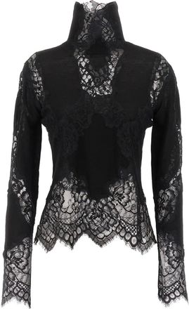 Ermanno Scervino lace blouse - Black