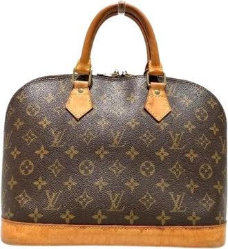 Louis Vuitton Pre-owned Handbags, female, Brown, Size: ONE SIZE Pre-owned Alma Monogram Handbag