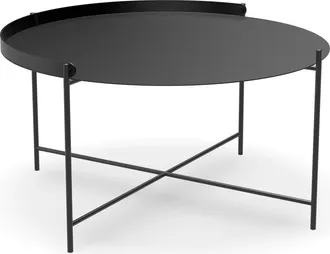 Houe EDGE Beistelltisch &Oslash;76, schwarz