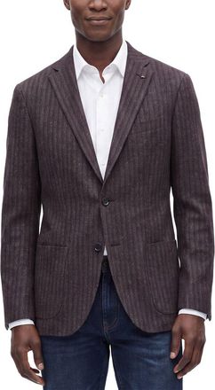 Corneliani Cc Collection Striped Wool & Silk-Blend Blazer