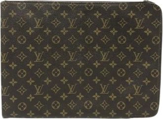 Louis Vuitton Pre-owned Clutches, female, Brown, Size: ONE SIZE Pre-owned Vintage Clutch bag