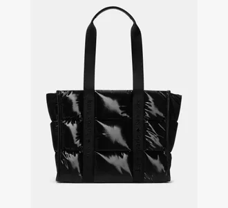 Kate Spade New York Womens Kip Puffy Large Tote Bag in Black | Non