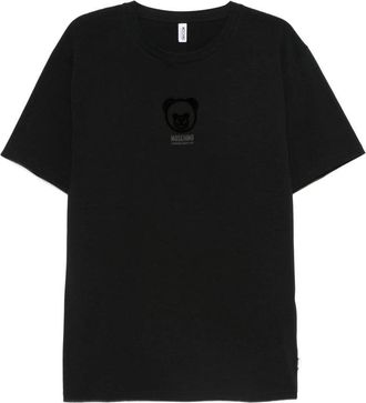 Moschino T Shirt Nero-Uomo
