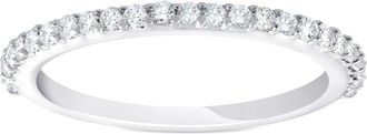Pompeii3 1/4ct Diamond Wedding Ring 14k White Gold Stackable Womens Anniversary Band