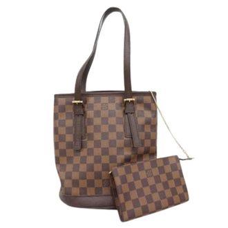 Louis Vuitton Pre-owned Bucket Bags, female, Brown, Size: ONE SIZE Pre-owned Tote Bag