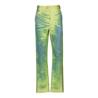 Diesel Flared Jeans, female, Green, Size: W30 D-Drelian