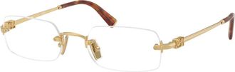 Miu Miu 0MU 50Yv - unisex - Brillen - Geel - 52 MM - Accessoires